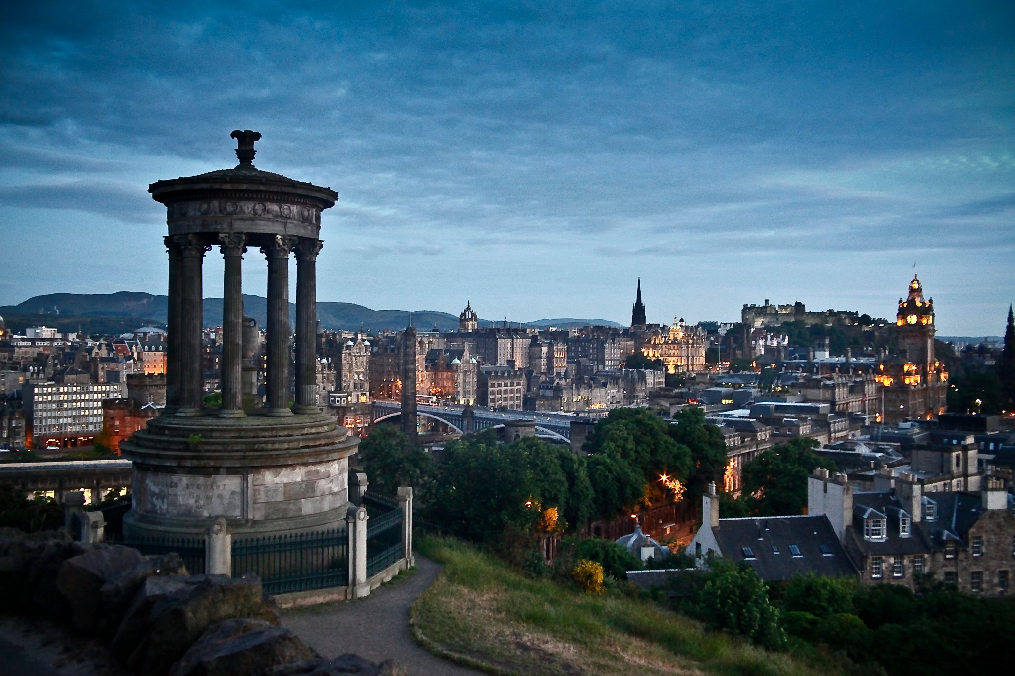 Edinburgh skyline from Calton Hill